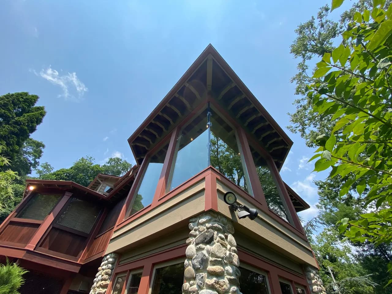 Replacement window and glass work by Mesko Glass.